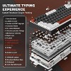 YUNZII B75 PRO Wireless Mechanical Keyboard,75% Layout with Knob,Hot Swap Gasket Custom Structure,Creamy Pre-lubed Switches - 4 of 4