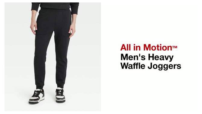 Men&#39;s Heavy Waffle Joggers - All In Motion&#8482;, 2 of 5, play video