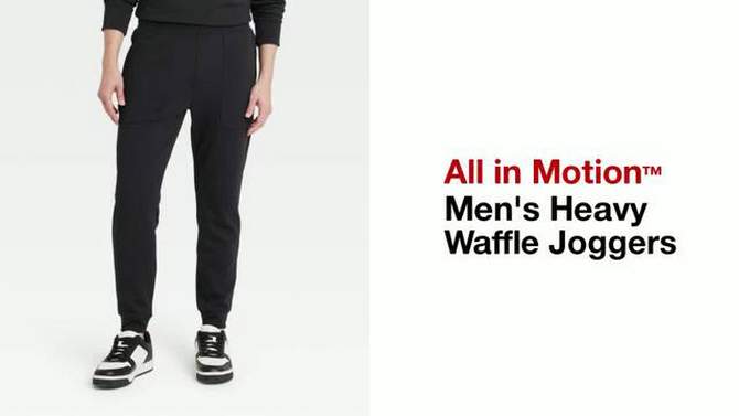 Men&#39;s Heavy Waffle Joggers - All In Motion&#8482;, 2 of 5, play video