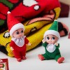 Joyfy Christmas Stocking Stuffer Poseable Tiny Elf Dolls – Interactive Christmas Decor - 2 of 4
