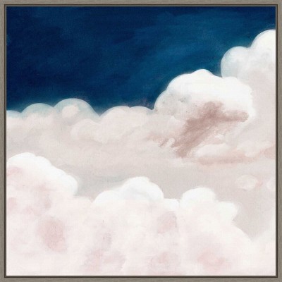 Amanti Art Cloudy Night I by Studio Canvas Wall Art Print Framed 22 x 22-in.