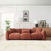NicBex 102.36 Inch Modular Sectional Sofa Couch with 3 Pillows Mid-Century Upholstered 3-Seater Couch with Deep Seat for Living Room - 2 of 4
