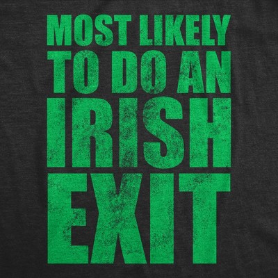Мужские футболки Crazy Dog T-Shirts, Inc. Mens Funny T Shirts Most Likely to Do An Green Exit Sarcastic Tee for Men - Crazy Dog Men's T Shirt With Sarcastic Sayings Black S — фото 2