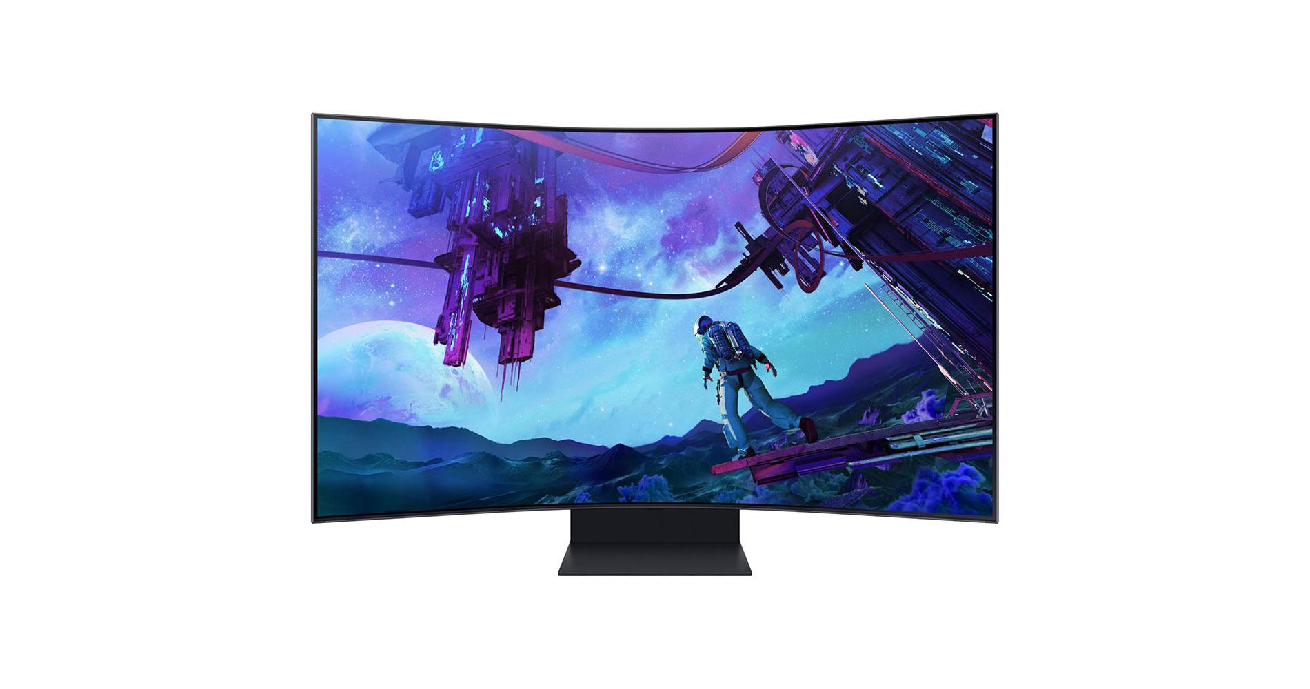 Samsung Odyssey Ark 2 55" 4K UHD 165Hz 1ms Quantum Mini-LED Curved Gaming Monitor