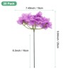 Unique Bargains Plastic Durable Realistic Reusable Silk Hydrangea Flowers with Stems for Home Decor/Wedding 9.84 In - 3 of 4