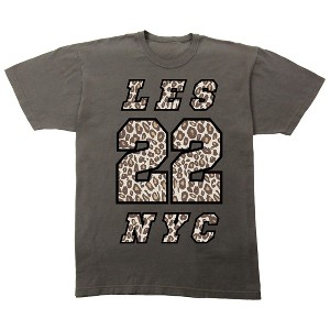 LES 22 NYC Adult Pepper Crew Neck Short Sleeve T-shirt - 1 of 3