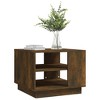 vidaXL Coffee Table Smoked Oak Engineered Wood Medium Coffee Table - 4 of 4