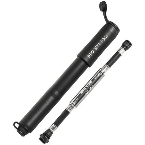 Pro Bike Tool 100 Psi Bike Pump With Gauge Fits Presta And