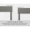 AFI Furnishings Orlando Twin Headboard with Turbo Charger in Grey - 3 of 4
