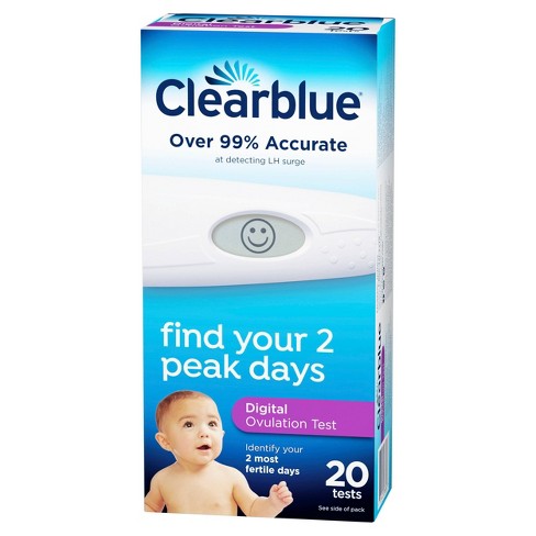 Clearblue Digital Ovulation Predictor Kit with Digital Ovulation Test Results - 20ct - image 1 of 4