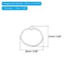 Unique Bargains Metal Bulk Elegant DIY Crafts Jewelry Making Hollow Circle Open Back Frame Pendant 30 Pcs - 2 of 4