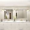 Apmir Rectangular Aluminum Alloy Framed and Tempered Glass Wall Bathroom Vanity Mirror in Matte Black/ Gold/ Silver/ Brown - 3 of 4