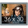 PosterPalooza | Textured Blue Picture Frame - UV Acrylic, Backing Board, Hanging Hardware Included - 2 of 4