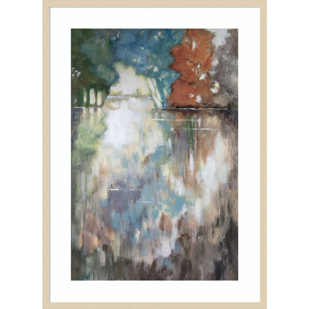 Amanti Art Misty Morning by Mary Parker Buckley Wood Framed Wall Art Print