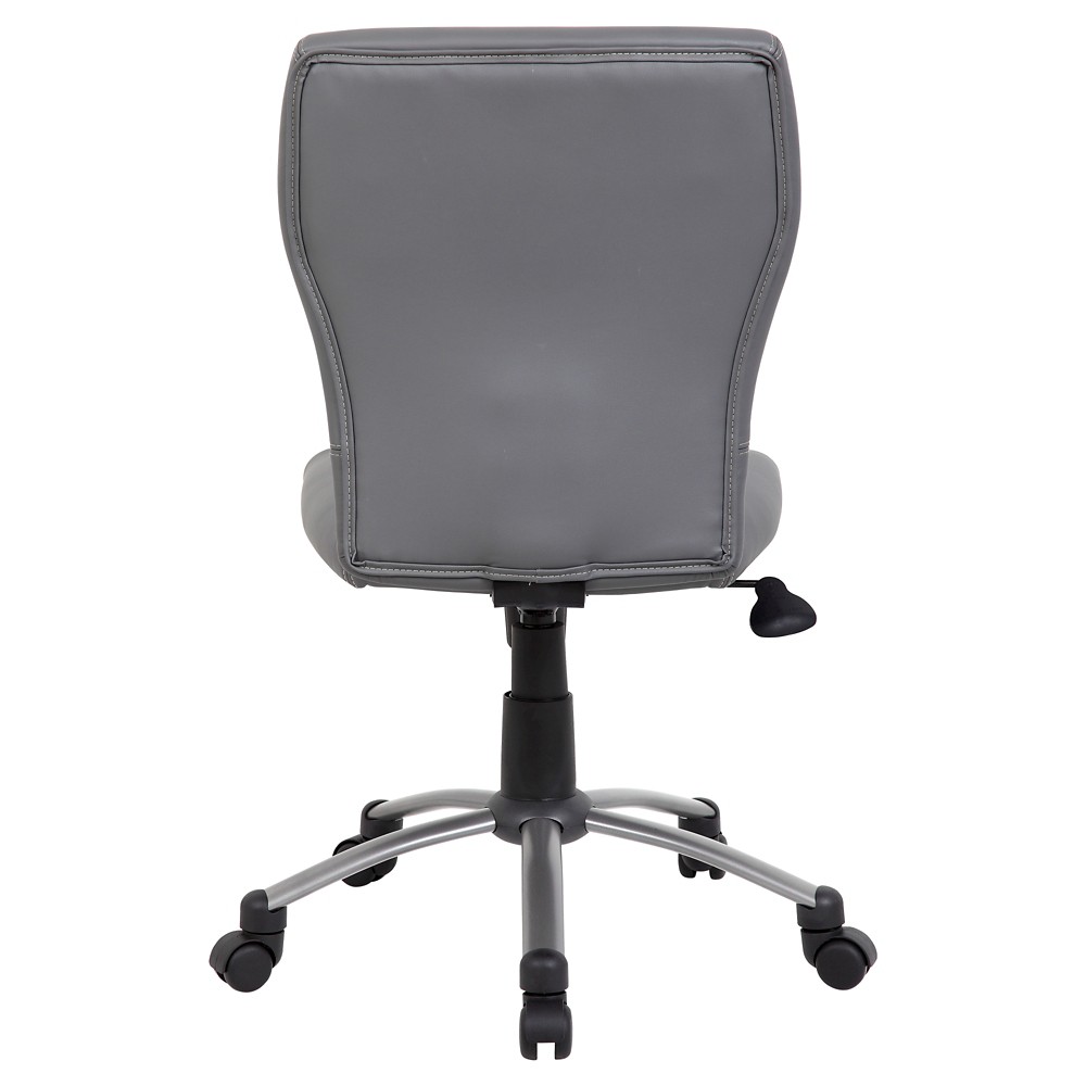 Photos - Computer Chair BOSS Tiffany CaressoftPlus Chair Gray -  Office Products 