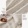 PAGED Bedding Set Luxurious Crushed Velvet Duvet Cover Set with Throw Pillow, Button Closure, - 4 of 4