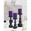 3x4 inch Pillar Candles Set of 3 ¨C Unscented Dripless Rustic Candles for Decor, Centerpieces, Weddings - 4 of 4