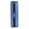 Case-it 3" Printed Nylon Ring Binder with Internal/External Pockets Hypnotic Blue Striped Center - 4 of 4