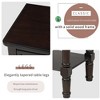 Narrow Console Table With 3 Storage Drawers And Bottom Shelf Slim Sofa Table, Wood Rustic Side Table for Living Room, Entryway, Household - 4 of 4