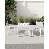 Jojoka Aluminum Stackable Patio Dining Chairs Set of 2,Stacking Outdoor Dining Chairs with Textilene Farbic - 2 of 4