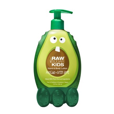 Raw Sugar Kids Lotion - Avocado & Green Apple - 12 fl oz