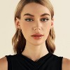 18K Gold Plated Chain Threader Earrings - Dainty Bar Drop Dangle Earrings for Women, Hypoallergenic Long Line Jewelry Gift - 2 of 4