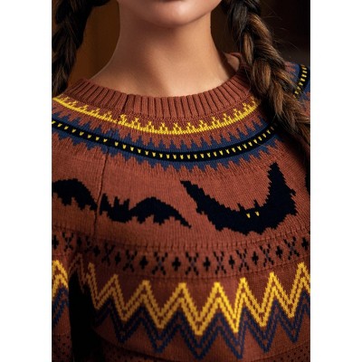 It Be Like 'Bat' Fair Isle Sweater