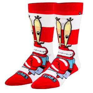 Odd Sox, Mr Krabs, Funny Novelty Socks, Large - 1 of 4