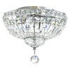 CWI Lighting Stefania 3 Light Bowl Flush Mount With Chrome Finish - 3 of 4