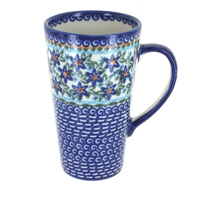 Blue Rose Polish Pottery Skylar Large Coffee Mug