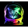 Women's Design By Humans Astronaut Cat By clingcling Racerback Tank Top - 2 of 3
