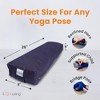 Sol Living Yoga Bolster Pillow with Removable Cover Rectangle - 4 of 4