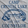 Mens Camp Crystal Lake T shirt Funny Graphic Camping Vintage Adult Novelty Tees - Crazy Dog Men's T Shirt - 2 of 4