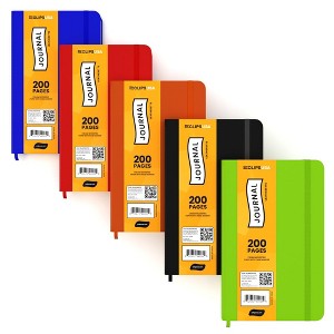 Leatherette Journal 200 Sheets 5X7 Assorted Colors (36 Packs) - 1 of 4