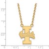 Black Bow Jewelry 14k Yellow Gold Idaho Vandals NCAA Necklace 18 Inch - 2 of 4