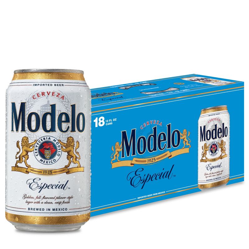 Modelo Especial Lager Beer - 18pk/12 fl oz Cans, 1 of 12