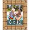 PosterPalooza | 8x10 Wide Bamboo Picture Frame, UV Acrylic, 4 Finishes - Brown, Black, Silver, and Natural - 2 of 4