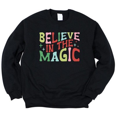 Simply Sage Market Women's Graphic Sweatshirt Believe In The Magic Colorful