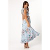 Petal and Pup Womens Lucah Frill Shoulder Maxi Dress - image 4 of 4