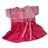 Doll Clothes Superstore Pink Sparkle Dress Fits 15-16 Inch Baby Dolls - 4 of 4