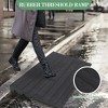 Rubber Driveway Curb Ramps, 15 Ton Capacity Heavy Duty Car Ramp, 2.5 Inch High Curbside Bridge Ramp, 4ft Motorcycle Ramp for Loading Dock Garage - 3 of 4