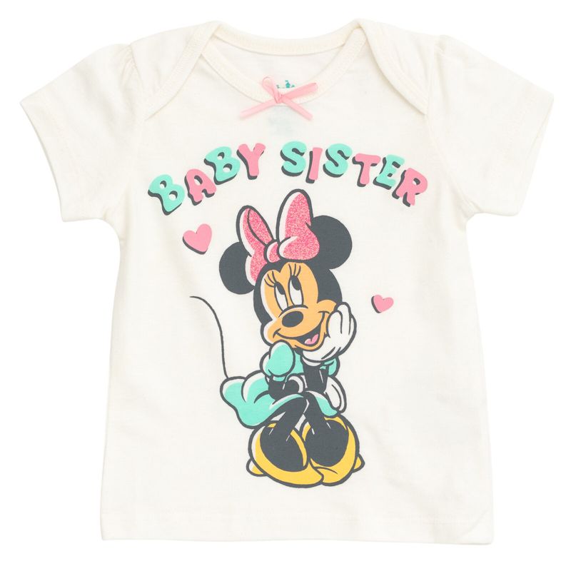 Disney Minnie Mouse Mickey Baby Matching Family T-Shirt Newborn to Infant, 1 of 4