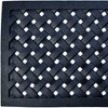 HomeRoots 18" X 47" Black Rubber Outdoor Door Mat - 4 of 4