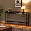 Hommoo 70.9 inch Extra Long Console Table with Outlets and USB Ports - 3 of 4