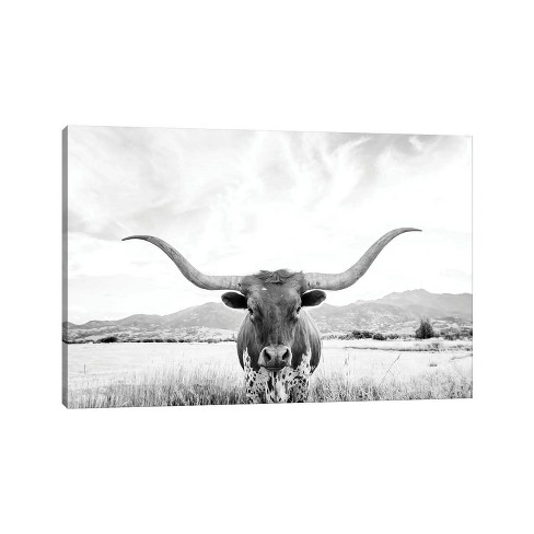 18 x 26 x 1.5 Longhorn by Sisi & Seb Unframed Wall Canvas - iCanvas