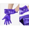 INSPIRE CHIC Women's Metallic Full Finger Wrist Length Gloves - 3 of 4