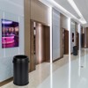 17 Gallon Round Stainless Steel Trash Can with  - 65 Litre - 4 of 4