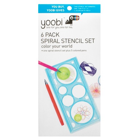 Stencil Kit With Pens Yoobi Target