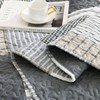 3 - Piece Queen Quilt Set, Lightweight Gray Patchwork Bedspread, 90x90 Inches with 2 Pillow Shams - 4 of 4