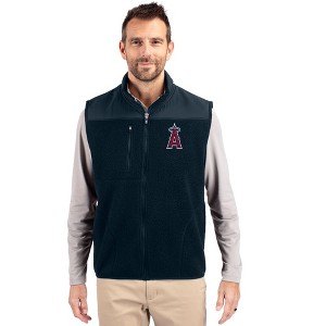 Los Angeles Angels Cutter & Buck Cascade Eco Fleece Mens Vest - 1 of 1
